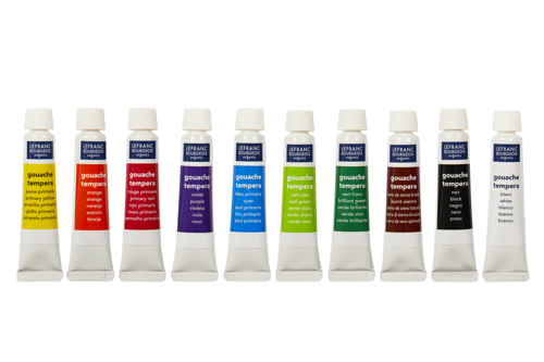 Lefranc Bourgeois Enfants Tempera 10x10ml Scatola Di Cartone Blister