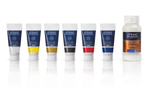Lefranc Bourgeois Acrilico Fine - Set Scoperta 6x20ml + Medium 120ml