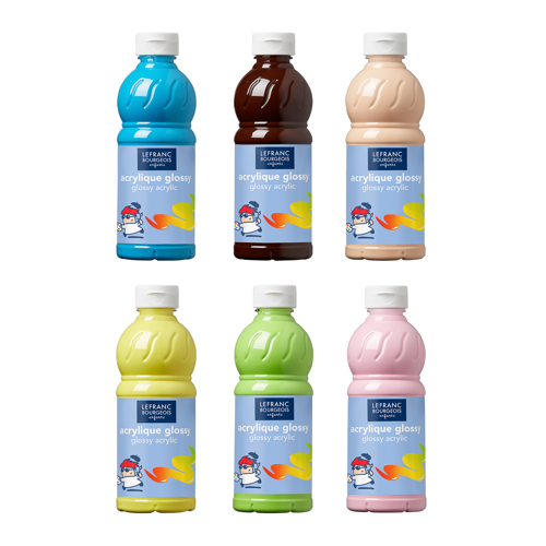 Lefranc Bourgeois Enfants Assortimento da 6 flaconi GLOSSY colori vitaminici