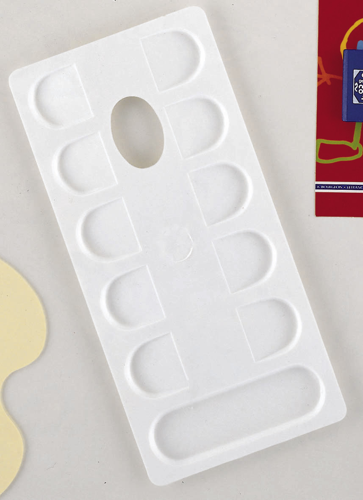 Lefranc Bourgeois Enfants - Tavolozza In Plastica Rettangolare