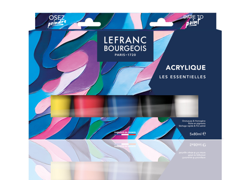 Lefranc Bourgeois Acrilico Fine - 5x80ml