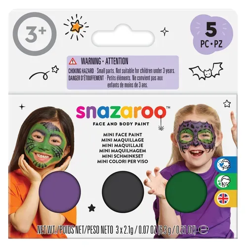 Snazaroo Kit a tema Halloween - Strega e Mostro