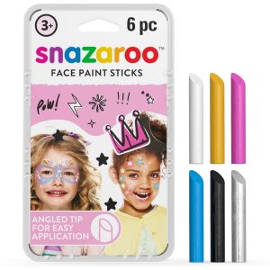 Snazaroo Fantasy Face Paint Sticks - Set of 6  - US