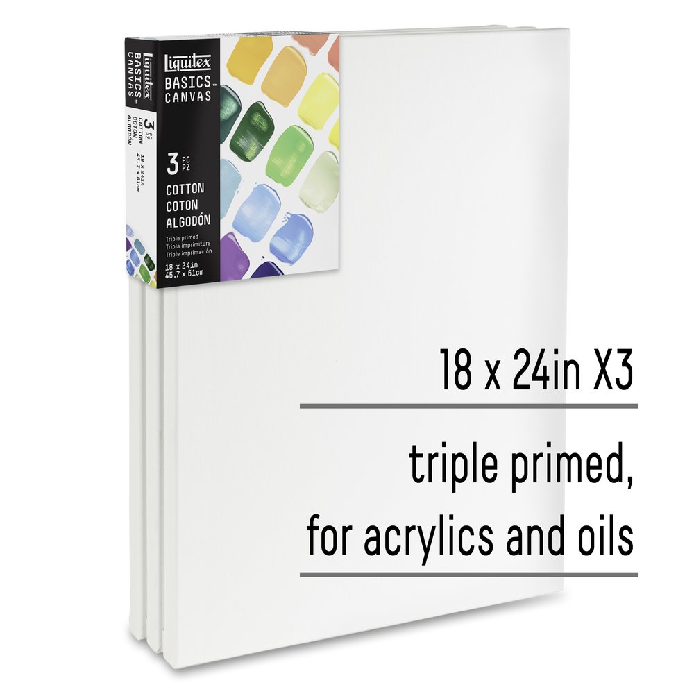Liquitex Basics Cotton Canvas 18x24