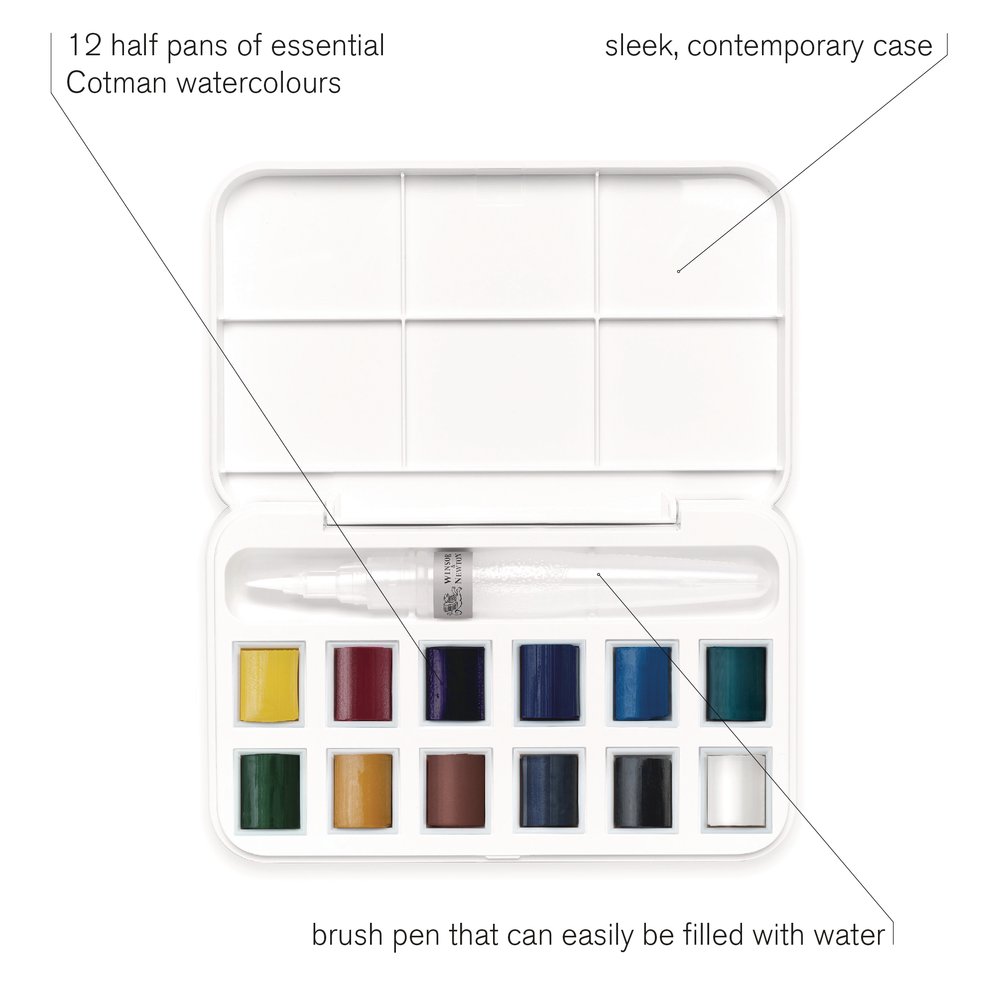 Cotman Watercolour Water Brush Pocket Set