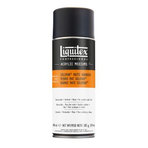 Liquitex Professional Mediums, Soluvar Matte Varnish Spray