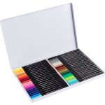 edding color pen medium 1300 metal box of 40 assorted