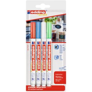 edding 4085 chalk marker blister of 4 assorted basic