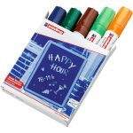 edding 4090 chalk marker folding box of 5 assorted