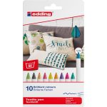 edding 4600 textile pen set of 10 assorted fun
