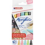 edding 5100 acrylic marker medium set of 5 assorted pastel
