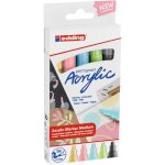 edding 5100 acrylic marker medium set of 5 assorted pastel