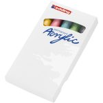 edding 5100 acrylic marker medium set of 5 assorted pastel