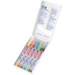 edding 5100 acrylic marker medium set of 5 assorted pastel