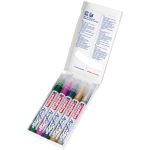 edding 5100 acrylic marker medium set of 5 assorted festive
