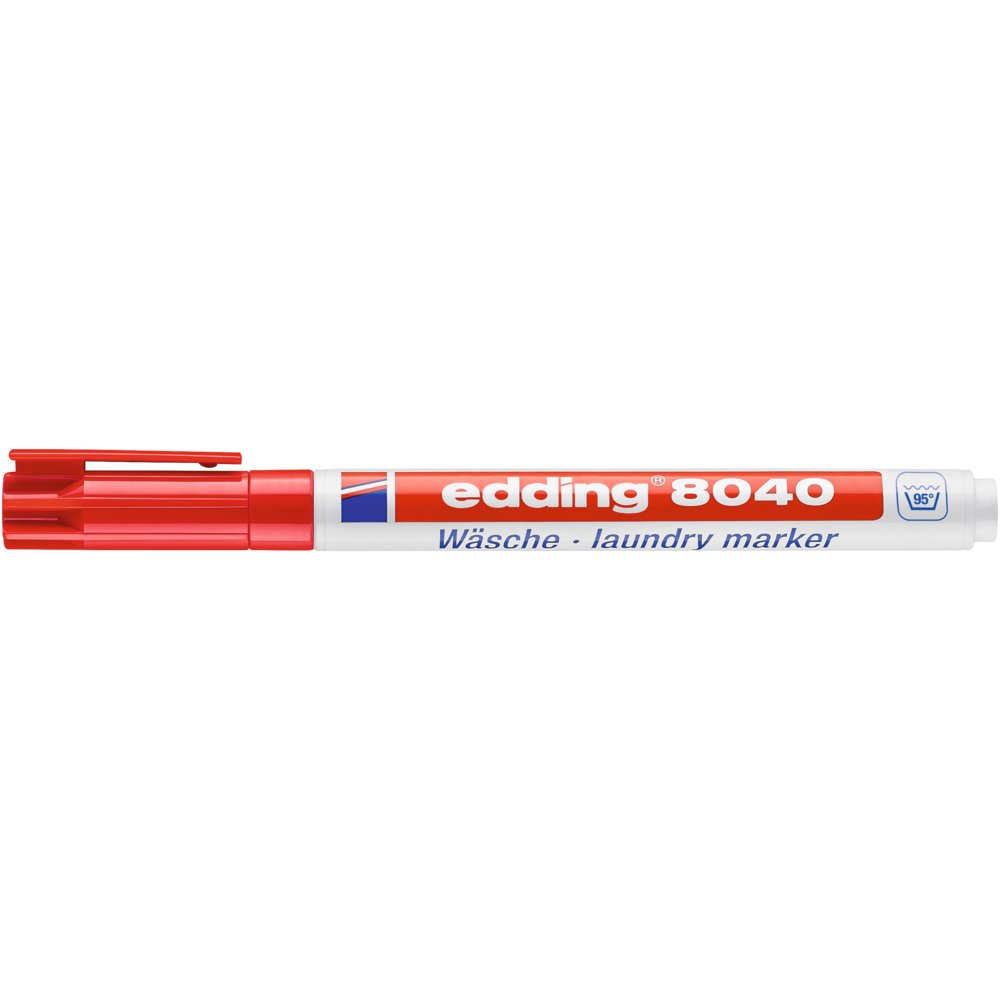 edding 8040 laundry marker red