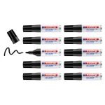 edding 0.5 mini permanent marker polybag of 10 black