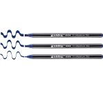 edding 1255 calligraphy pen set of 3 steel blue