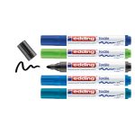 edding 4500 textile marker set of 5 assorted cool