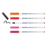 edding 4600 textile pen set of 5 assorted warm