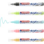 edding 5100 acrylic marker medium set of 5 assorted pastel