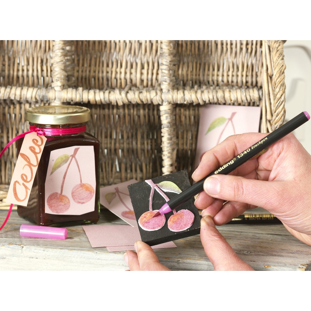 edding 1340 brush pen set of 20 assorted