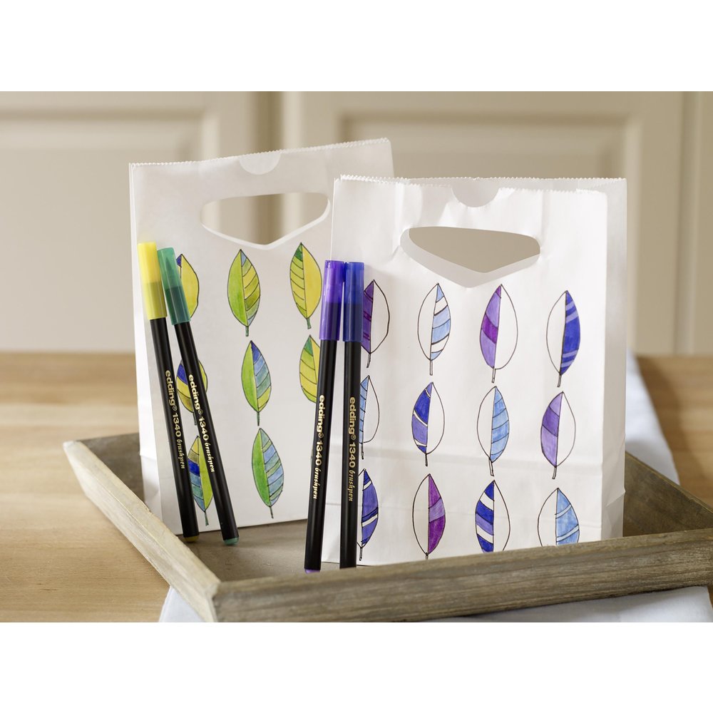 edding 1340 brush pen set of 20 assorted