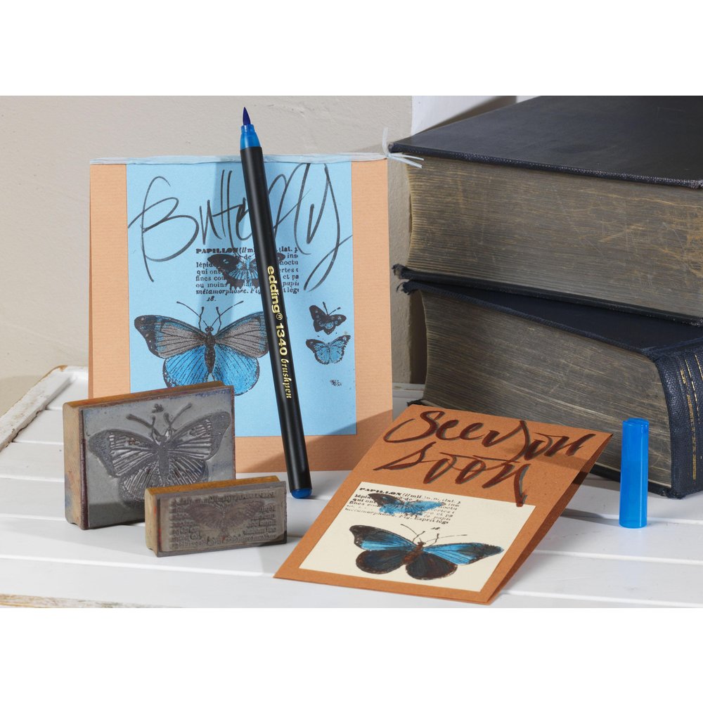 edding 1340 brush pen set of 20 assorted