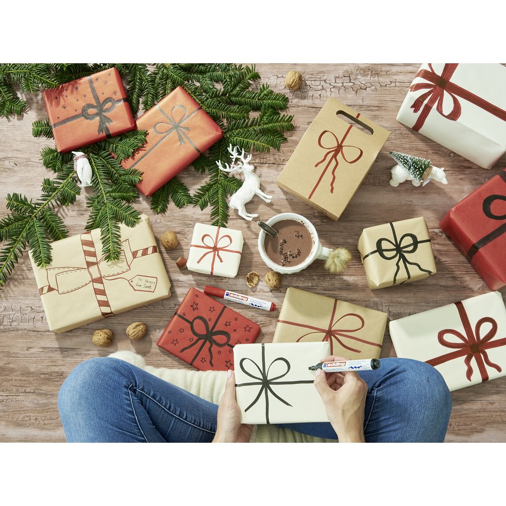 edding 1455 calligraphy marker with flexible nib set of 3 assorted