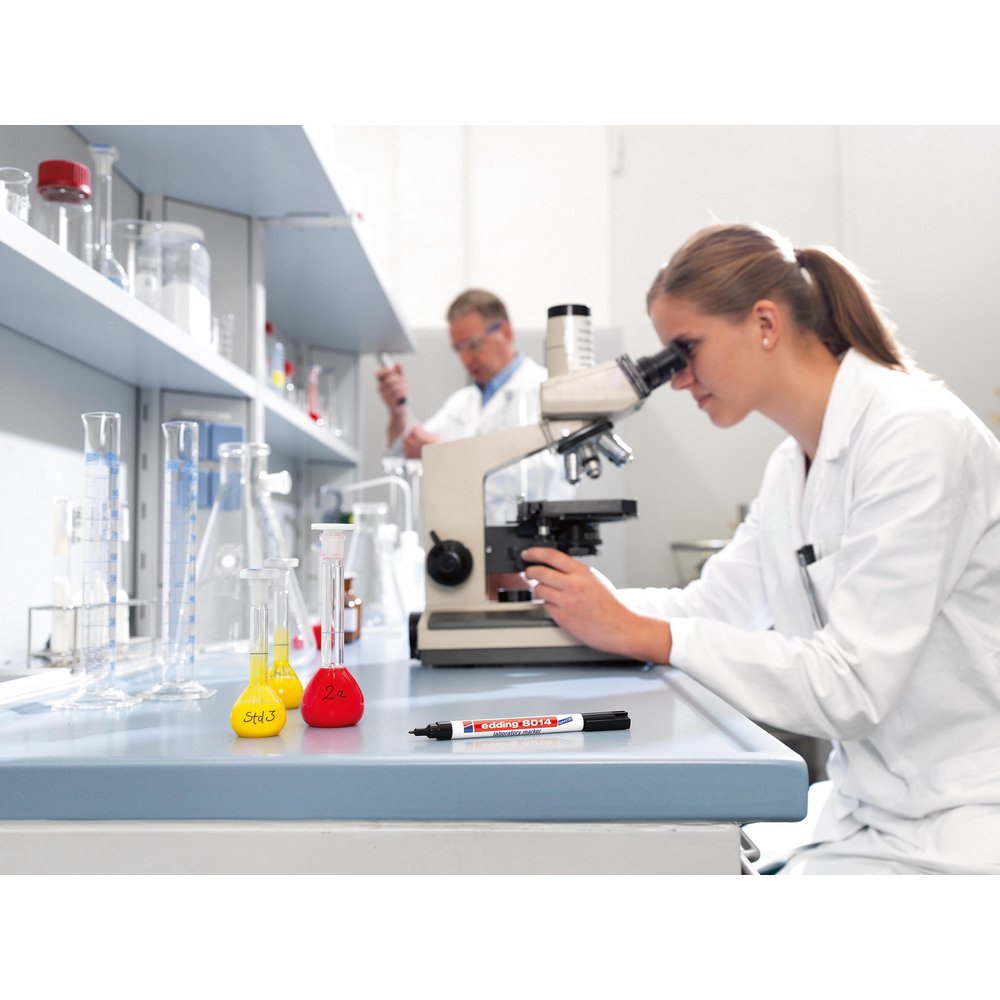 edding 8014 laboratory marker black