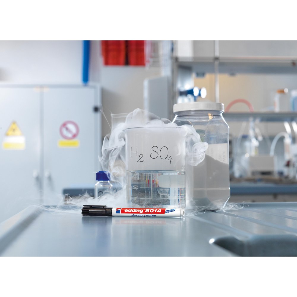 edding 8014 laboratory marker black