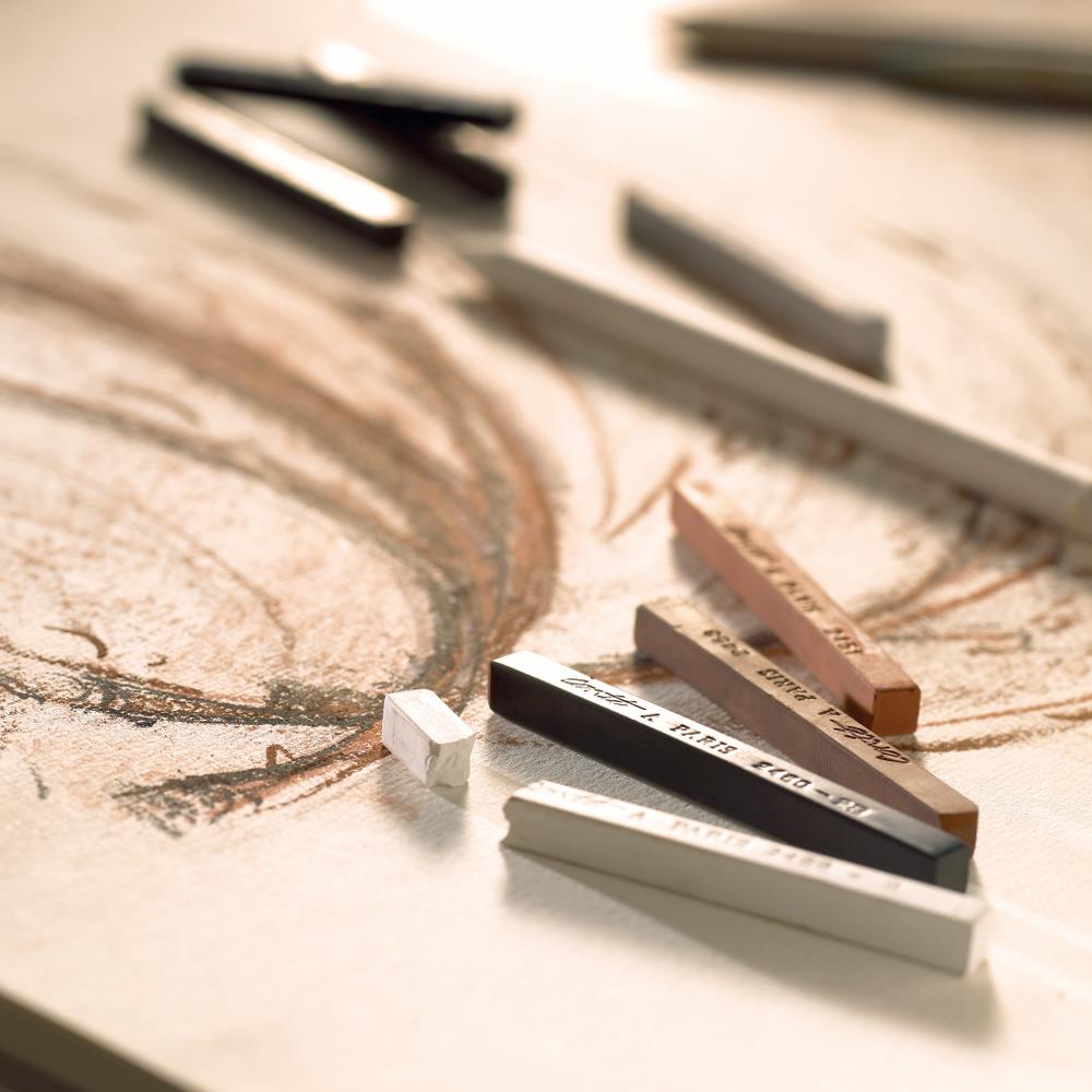 Conté à Paris Sketching carrés x 12 bistre