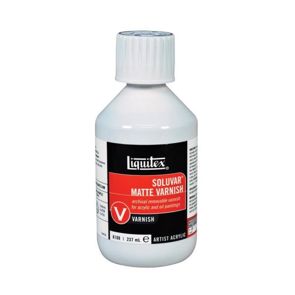 Liquitex Professional Mediums, Soluvar Matte Varnish