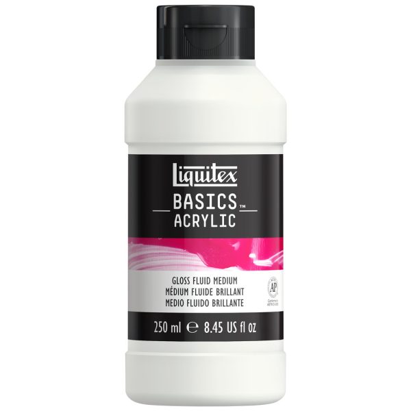 Liquitex Basics Mediums, Gloss Fluid Medium