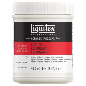 Liquitex Professional Mediums, Gloss Gel Medium