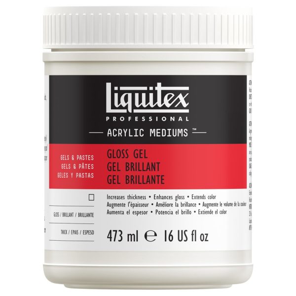 Liquitex Professional Mediums, Gloss Gel Medium