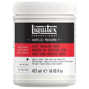 Liquitex Professional Mediums, Light Modeling Paste