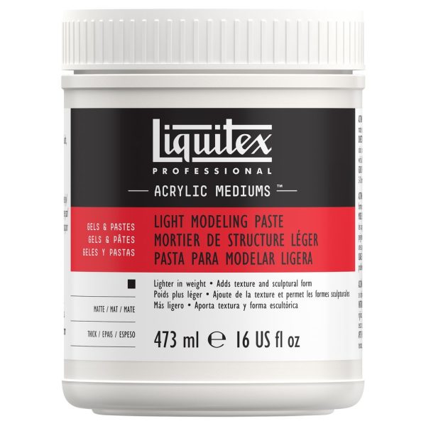 Liquitex Professional Mediums, Light Modeling Paste