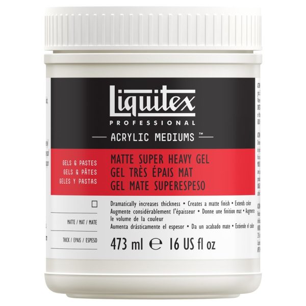 Liquitex Professional Mediums, Matte Super Heavy Gel