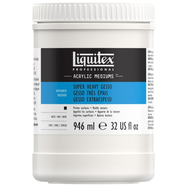 Liquitex Professional Mediums, Super Heavy Gesso