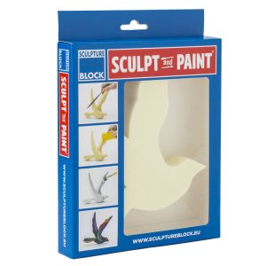 Sculpture Block - Sculpt and Paint Bird