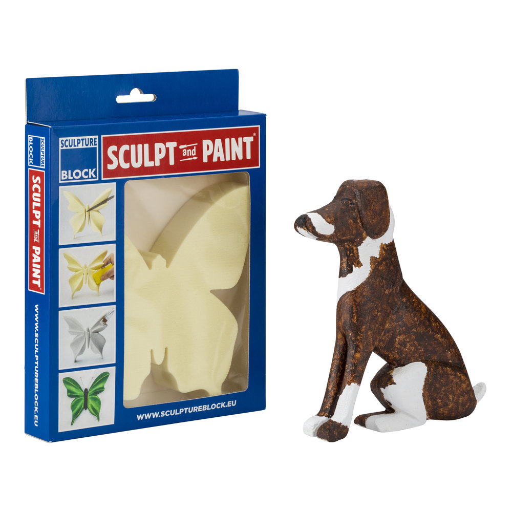 Sculpture Block - Sculpt and Paint Dog