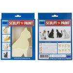 Sculpture Block - Sculpt and Paint Cat