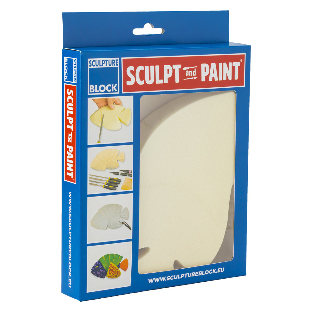 Sculpture Block - Sculpt and Paint Fish