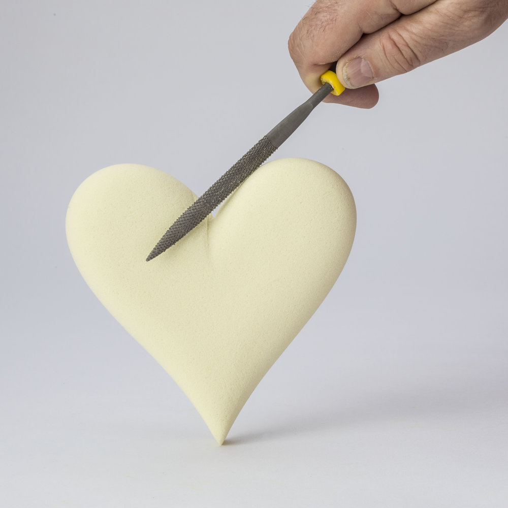 Sculpture Block - Sculpt and Paint Heart