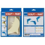 Sculpture Block - Sculpt and Paint Dolphin