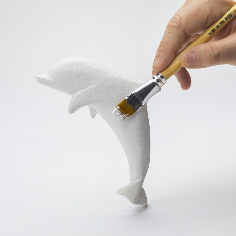 Sculpture Block - Sculpt and Paint Dolphin