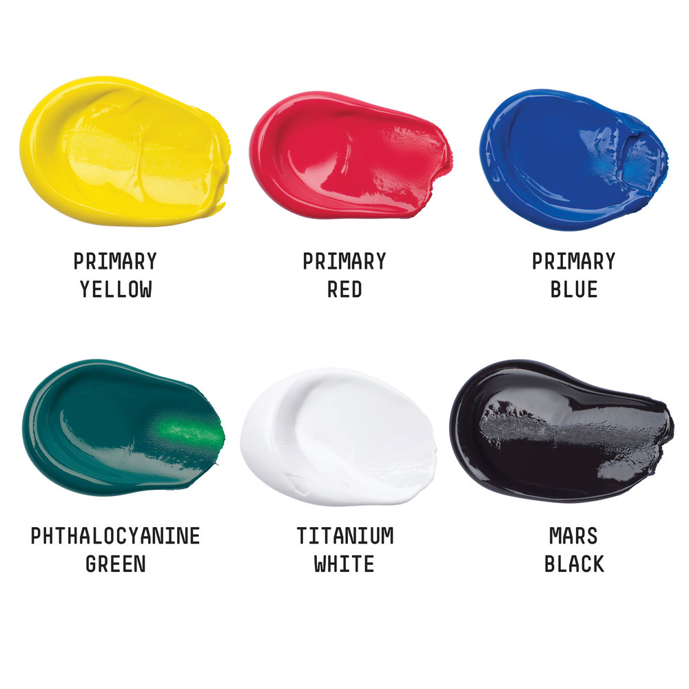 Liquitex Basics Acrylic Starter Set - 6x118ml