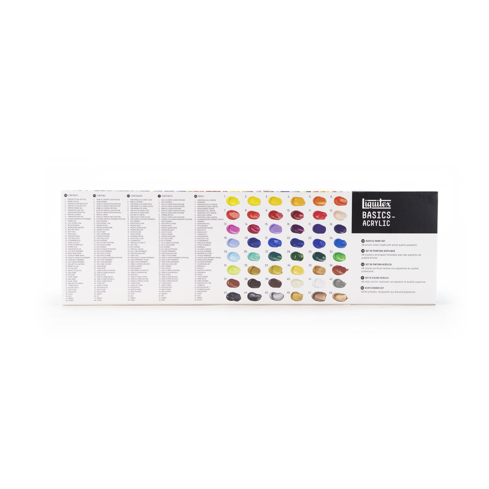 Liquitex Basics Acrylic Set - 48x22ml