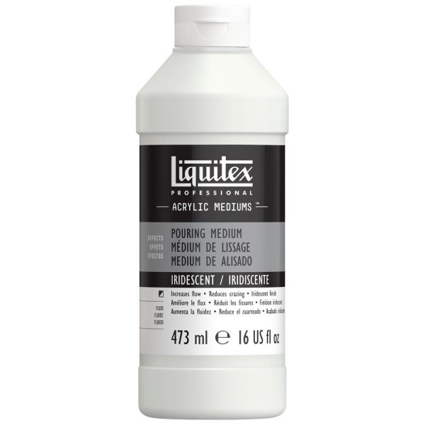 Liquitex Professional Mediums, Iridescent Pouring Medium